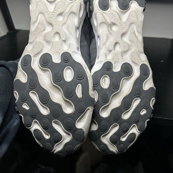 Nike React Element 55 Black Athletic Running Shoes Sneakers BQ6166-003 Mens 12 - Picture 9 of 9